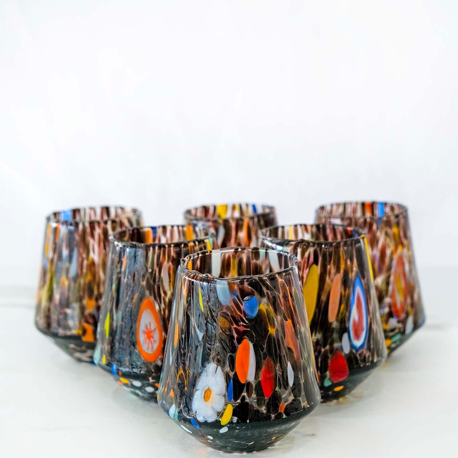 Murano Drinking Glass | Certified Murano Glass | Made in Italy | Water Glass | Collection B8