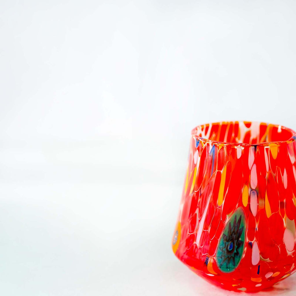 Murano Drinking Glass | Certified Murano Glass | Made in Italy | Water Glass | Collection B8