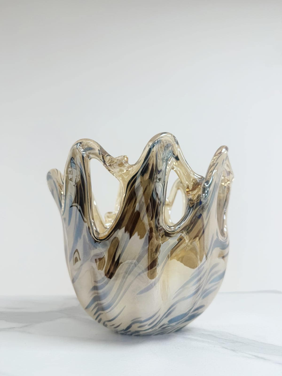 Murano Glass Centerpiece | Certified Murano Glass | Made in Italy | Table Decoration | Collection Polipo
