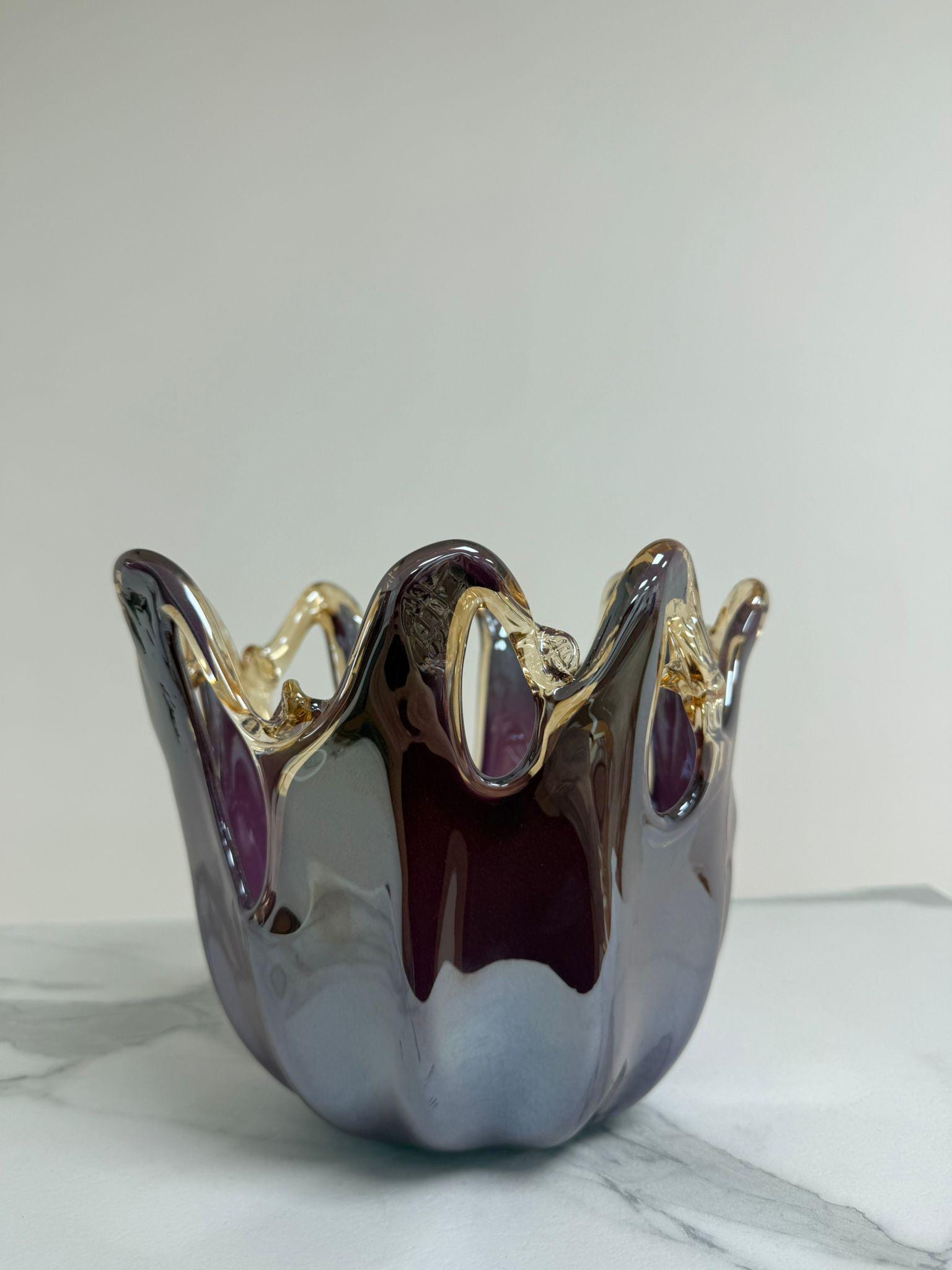 Murano Glass Centerpiece | Certified Murano Glass | Made in Italy | Table Decoration | Collection Polipo