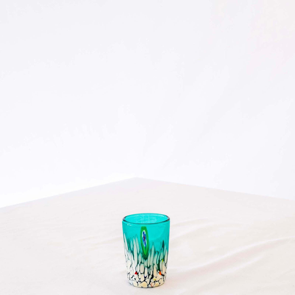 Murano Shot Glass | Certified Murano Glass | Made in Italy | Italian Liqueur Glass | Collection Smeraldo B2