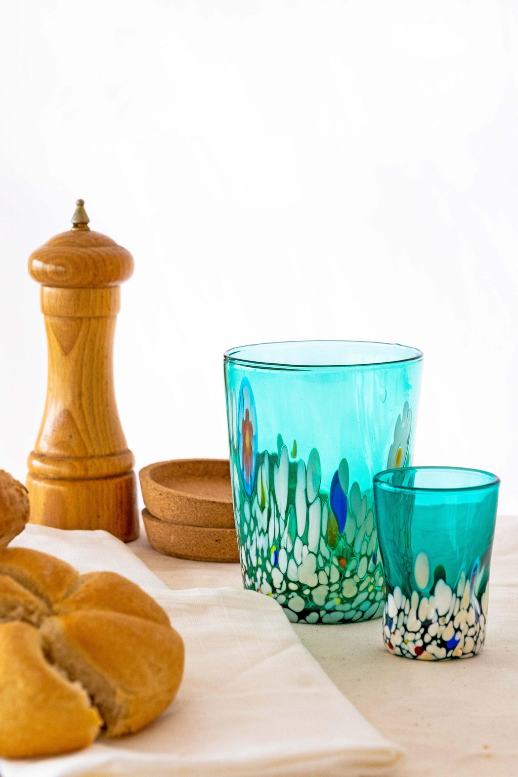 Murano Shot Glass | Certified Murano Glass | Made in Italy | Italian Liqueur Glass | Collection Smeraldo B2