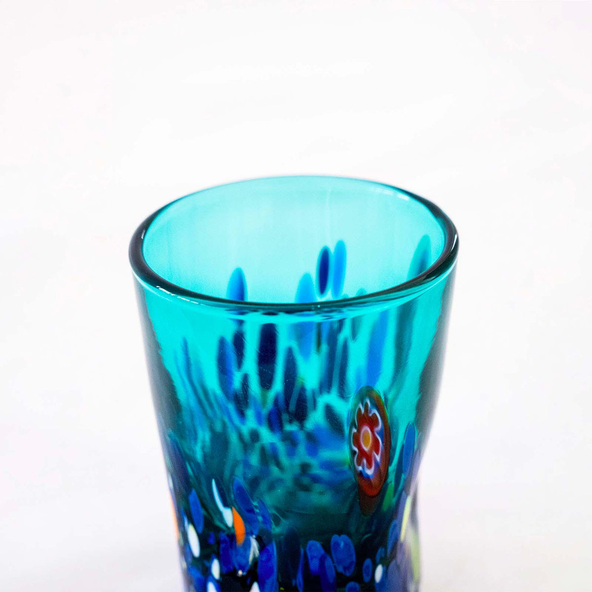 Murano Shot Glass | Certified Murano Glass | Made in Italy | Italian Liqueur Glass | Collection Smeraldo B2