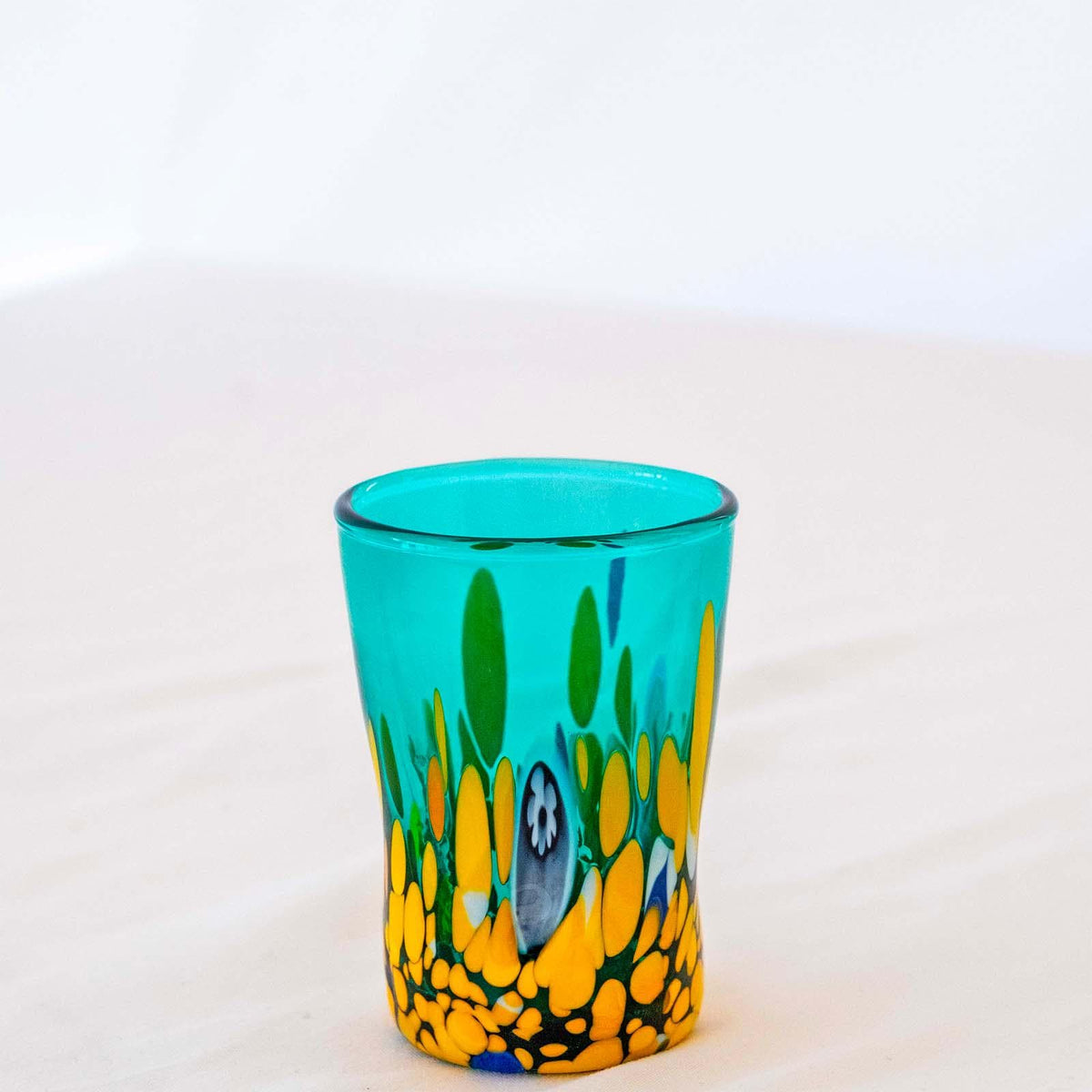 Murano Shot Glass | Certified Murano Glass | Made in Italy | Italian Liqueur Glass | Collection Smeraldo B2