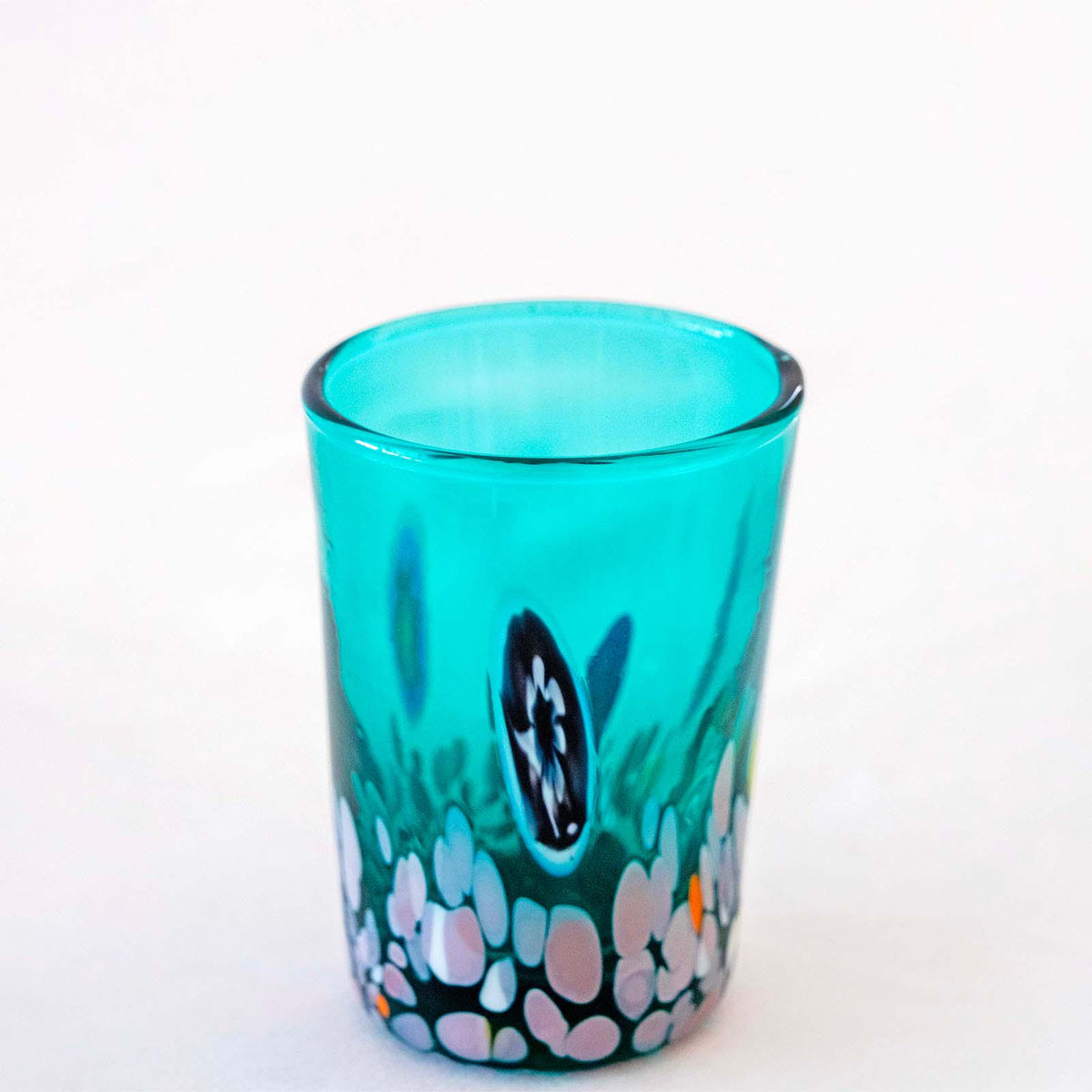 Murano Shot Glass | Certified Murano Glass | Made in Italy | Italian Liqueur Glass | Collection Smeraldo B2