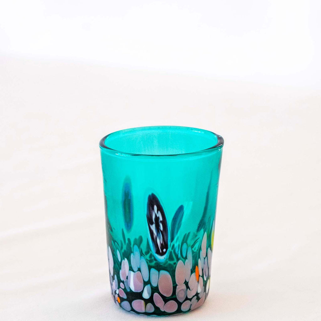 Murano Shot Glass | Certified Murano Glass | Made in Italy | Italian Liqueur Glass | Collection Smeraldo B2