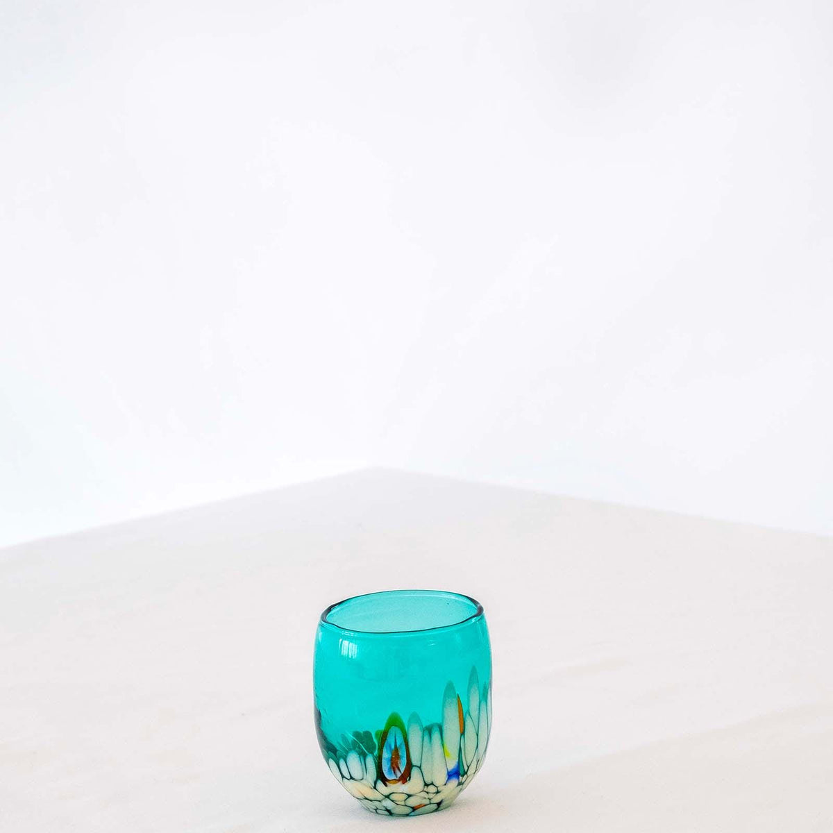 Murano Shot Glass | Certified Murano Glass | Made in Italy | Italian Liqueur Glass | Collection Smeraldo B12