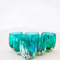 Murano Shot Glass | Certified Murano Glass | Made in Italy | Italian Liqueur Glass | Collection Smeraldo B12