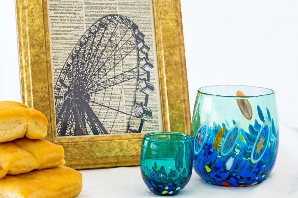 Murano Shot Glass | Certified Murano Glass | Made in Italy | Italian Liqueur Glass | Collection Smeraldo B12