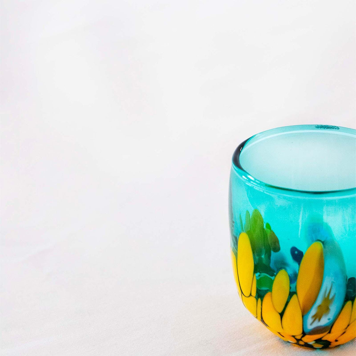 Murano Shot Glass | Certified Murano Glass | Made in Italy | Italian Liqueur Glass | Collection Smeraldo B12