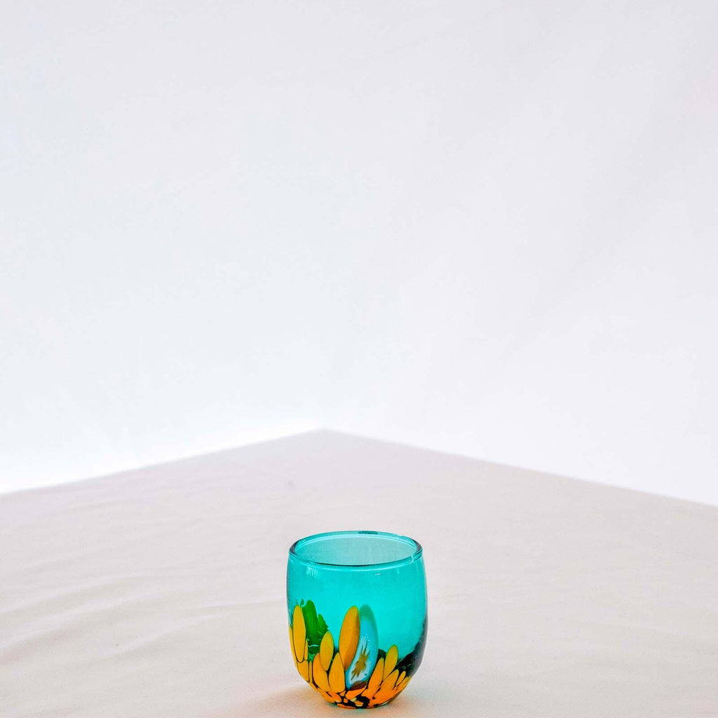 Murano Shot Glass | Certified Murano Glass | Made in Italy | Italian Liqueur Glass | Collection Smeraldo B12