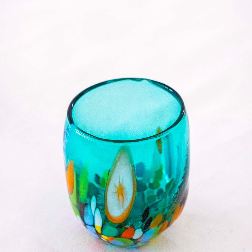Murano Shot Glass | Certified Murano Glass | Made in Italy | Italian Liqueur Glass | Collection Smeraldo B12