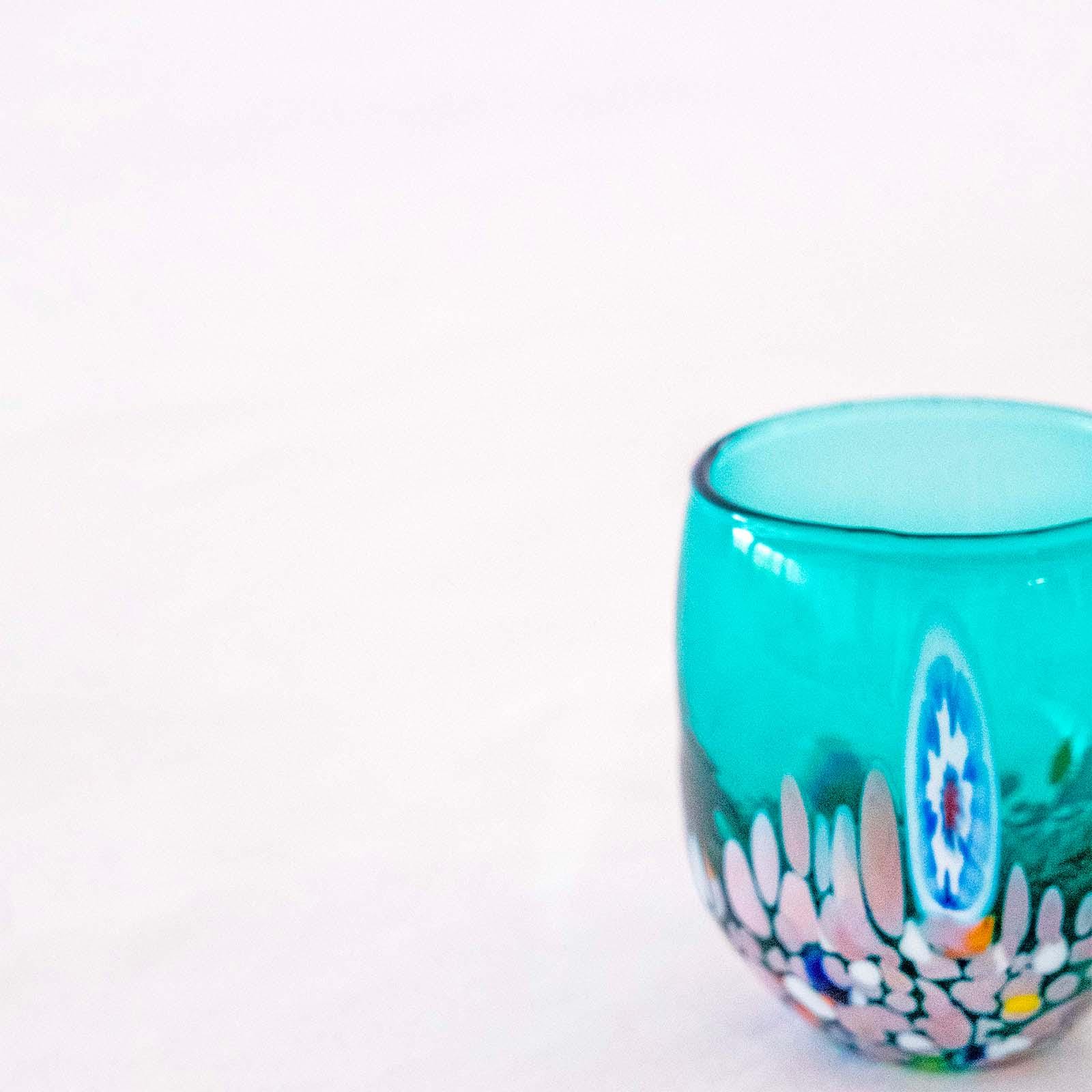 Murano Shot Glass | Certified Murano Glass | Made in Italy | Italian Liqueur Glass | Collection Smeraldo B12