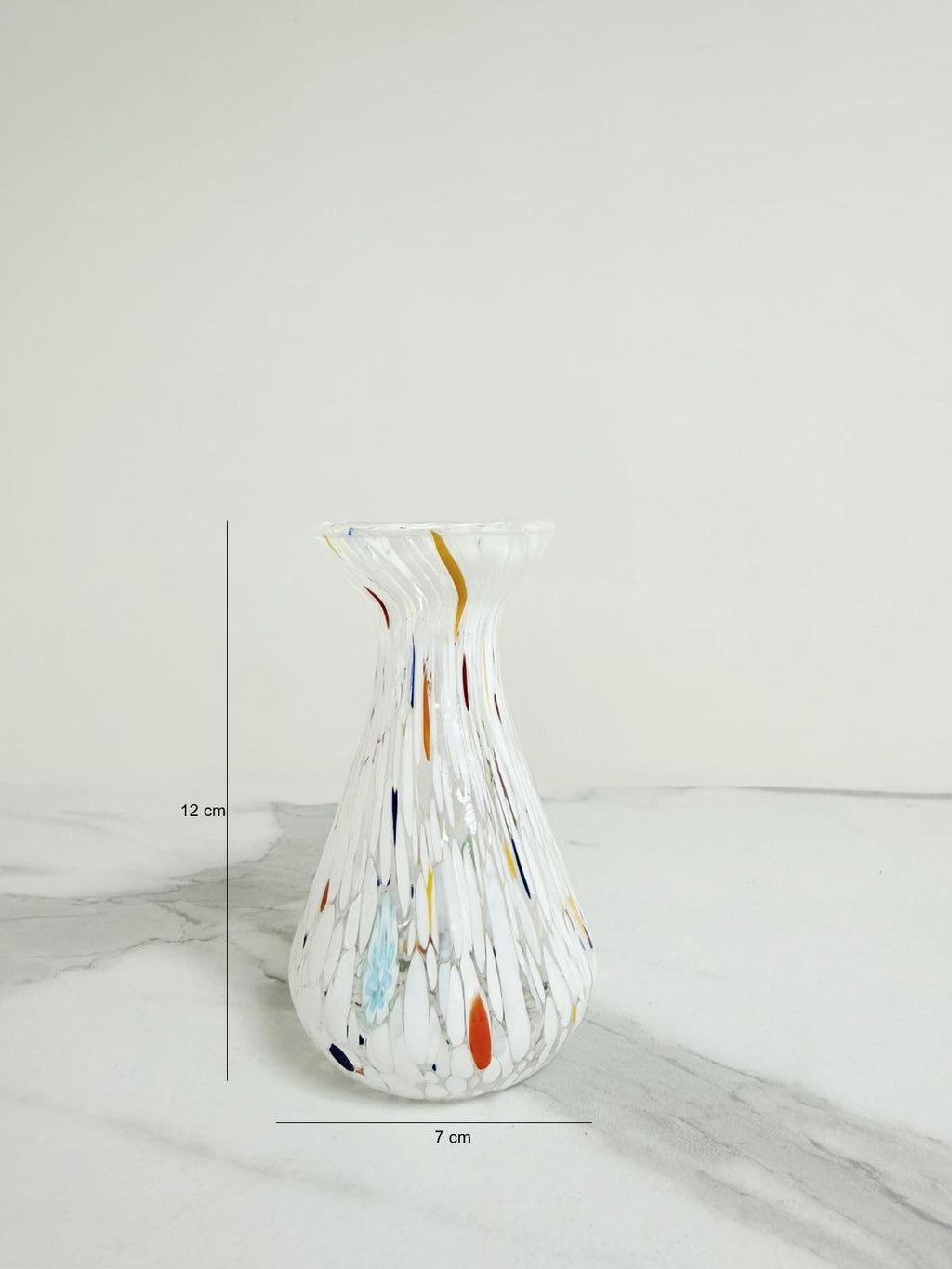 Murano Glass Vase | Certified Murano Glass | Made in Italy | Decorative Vase | Collection Begonia