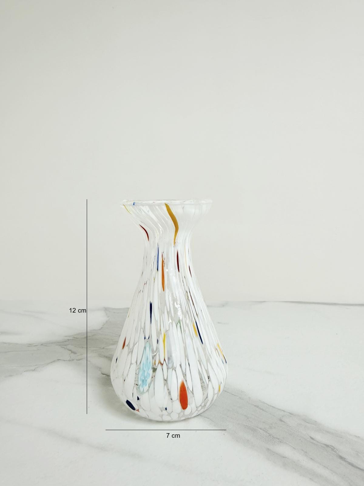 Murano Glass Vase | Certified Murano Glass | Made in Italy | Decorative Vase | Collection Begonia