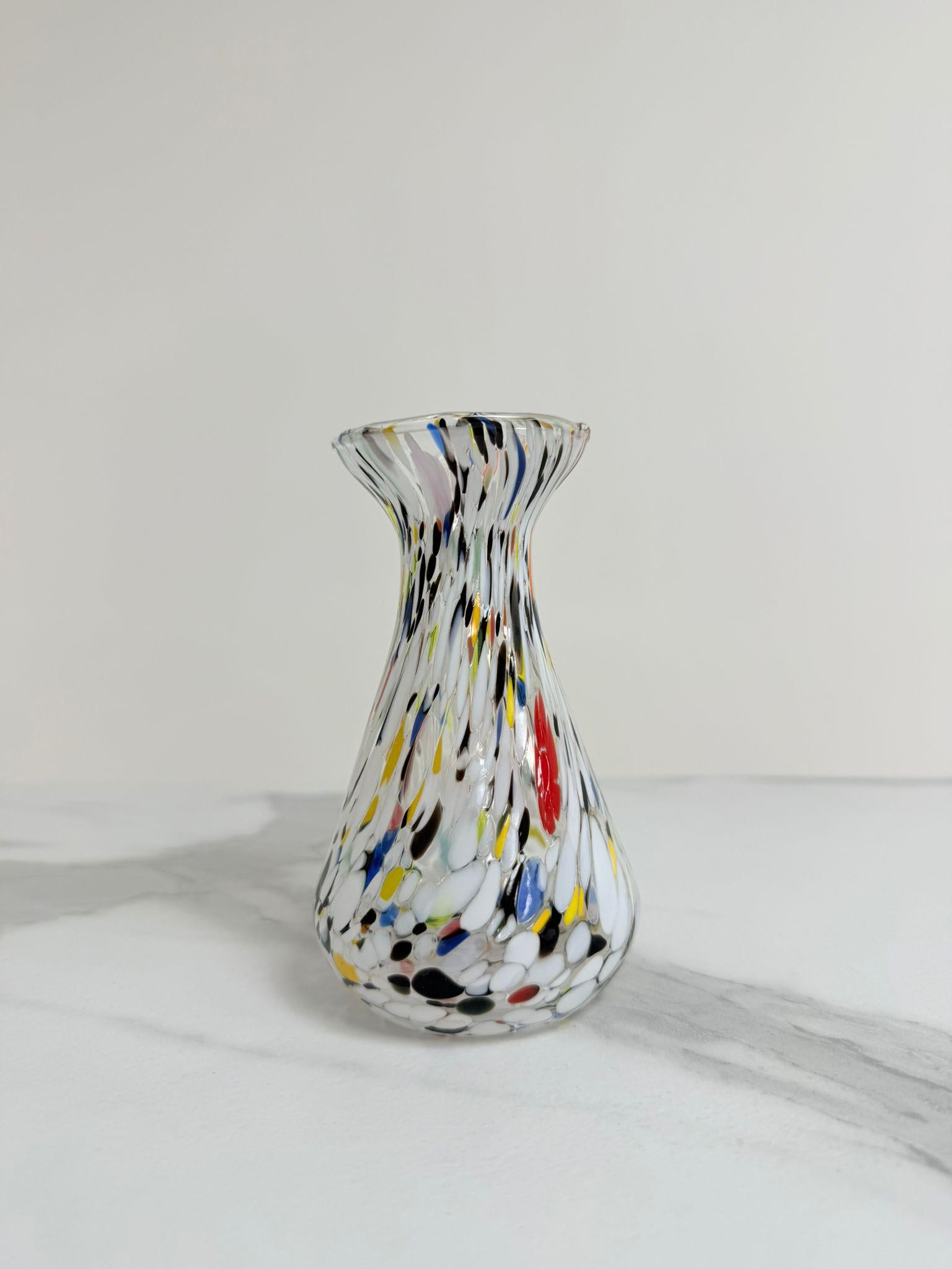 Murano Glass Vase | Certified Murano Glass | Made in Italy | Decorative Vase | Collection Begonia