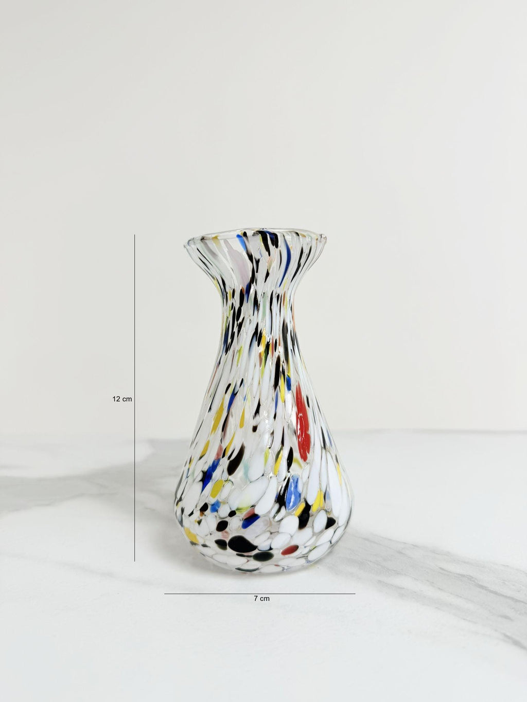 Murano Glass Vase | Certified Murano Glass | Made in Italy | Decorative Vase | Collection Begonia