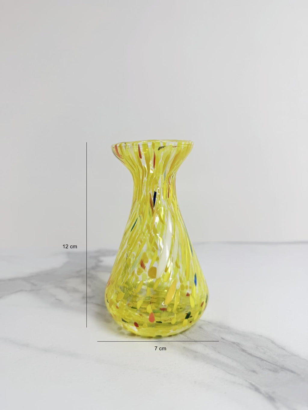 Murano Glass Vase | Certified Murano Glass | Made in Italy | Decorative Vase | Collection Begonia