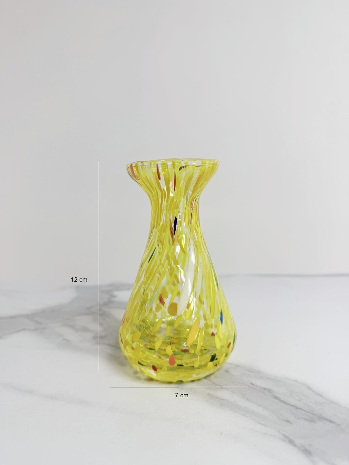 Murano Glass Vase | Certified Murano Glass | Made in Italy | Decorative Vase | Collection Begonia