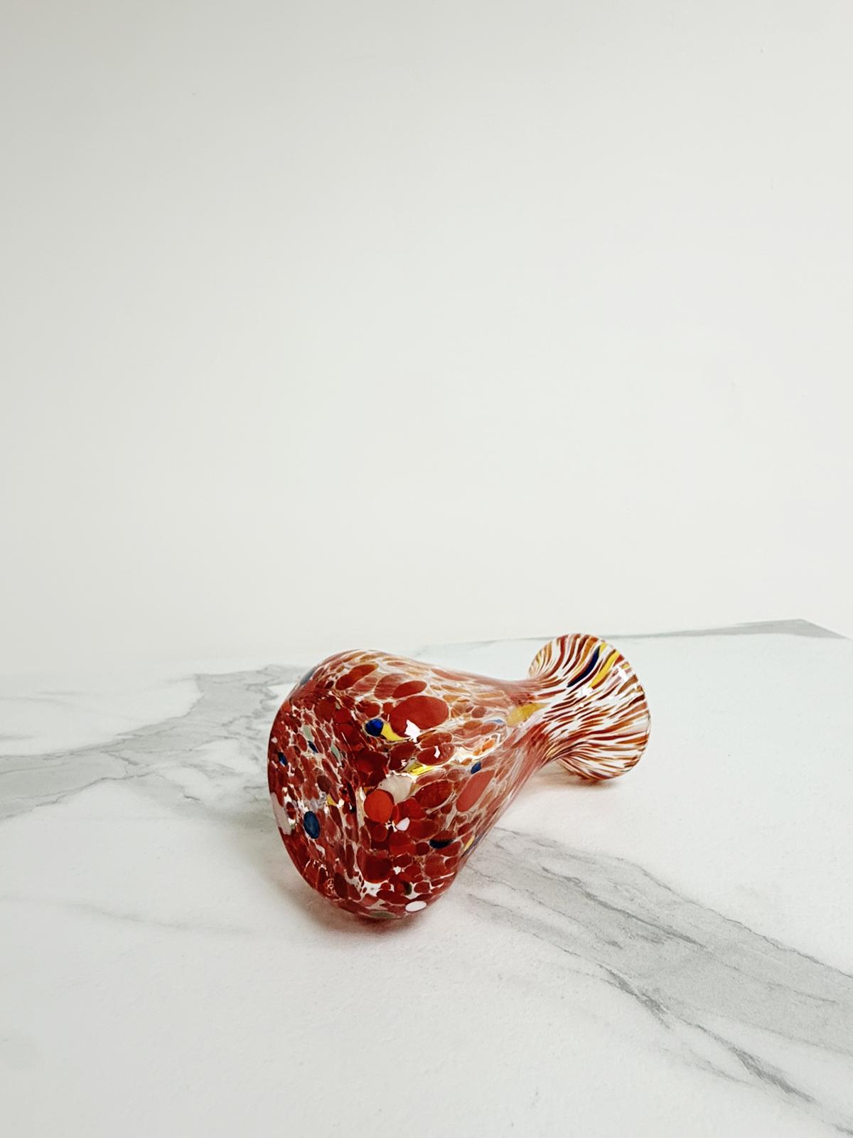 Murano Glass Vase | Certified Murano Glass | Made in Italy | Decorative Vase | Collection Begonia