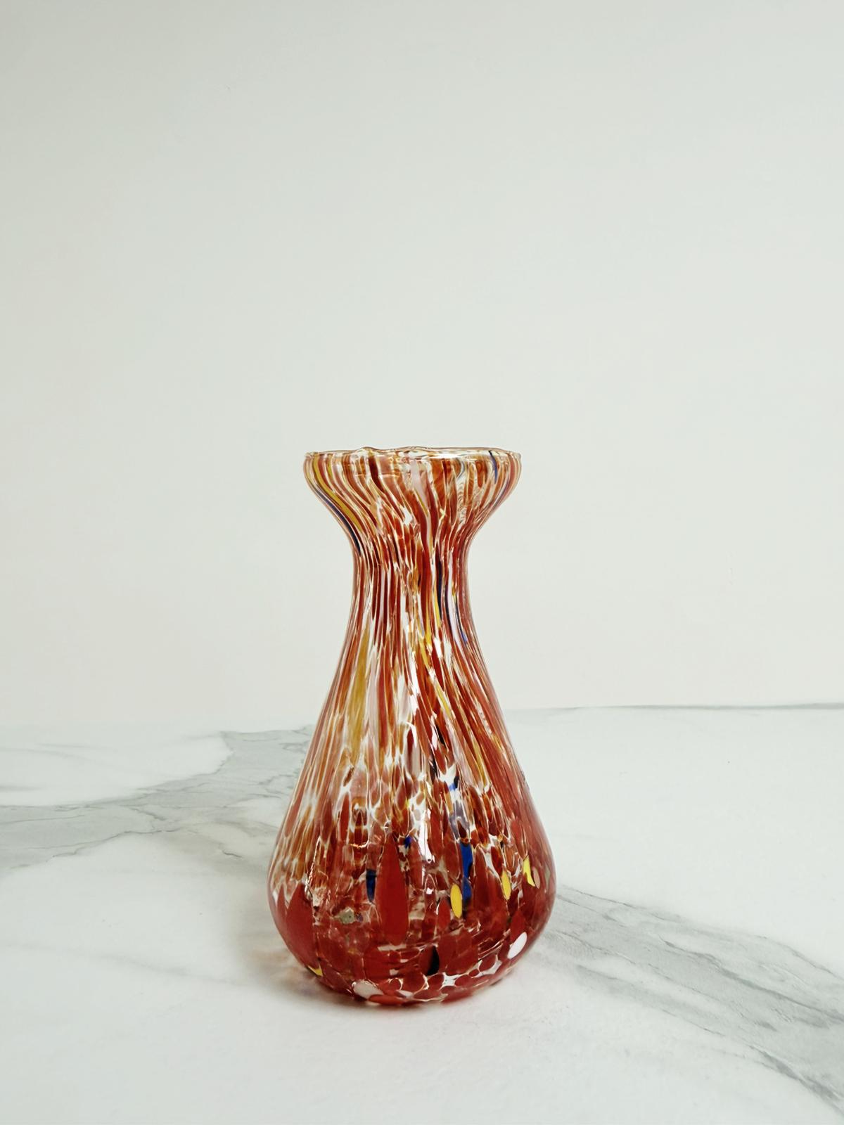 Murano Glass Vase | Certified Murano Glass | Made in Italy | Decorative Vase | Collection Begonia