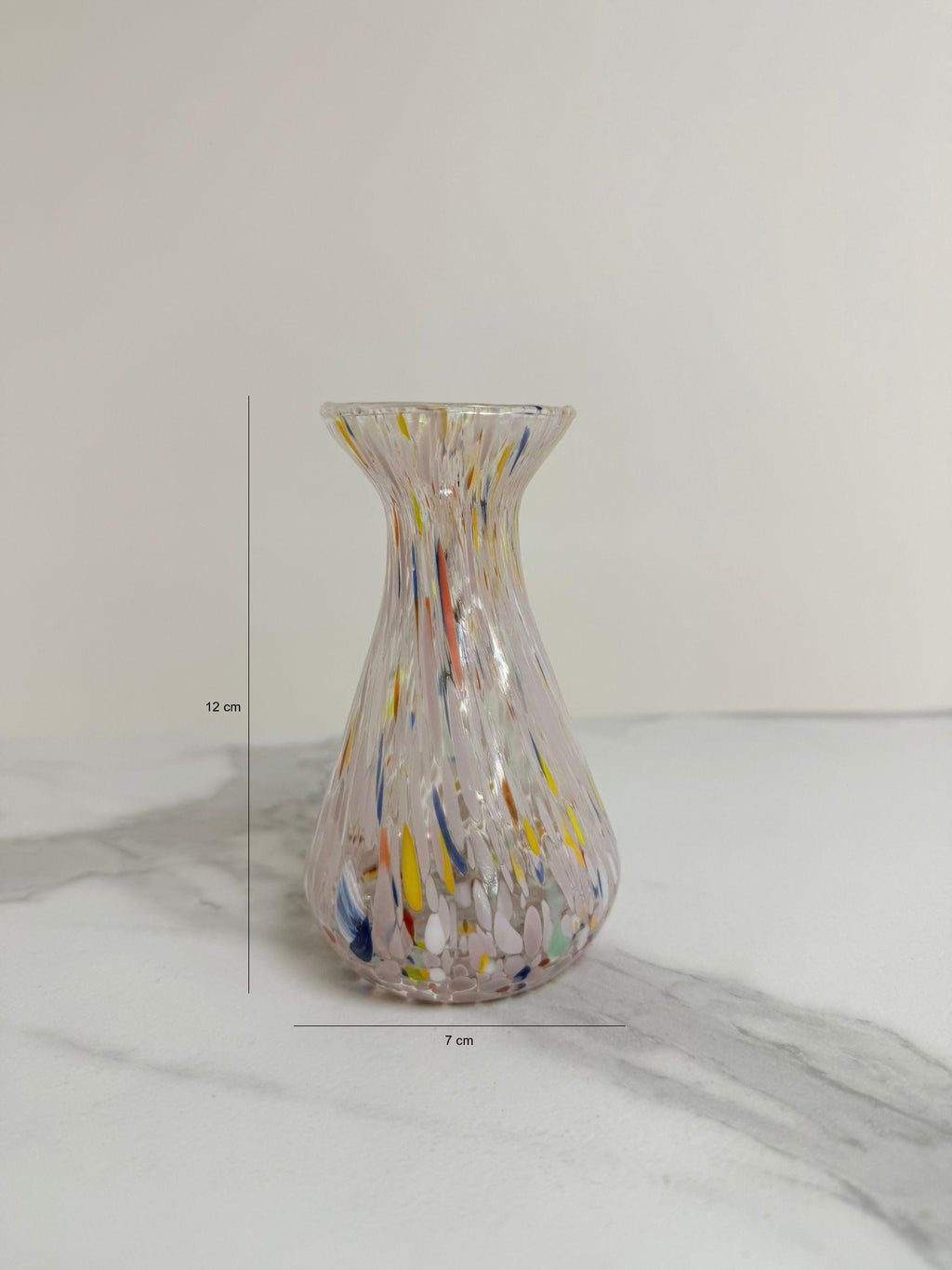 Murano Glass Vase | Certified Murano Glass | Made in Italy | Decorative Vase | Collection Begonia