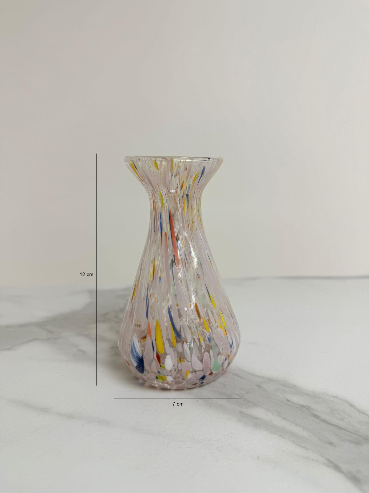 Murano Glass Vase | Certified Murano Glass | Made in Italy | Decorative Vase | Collection Begonia