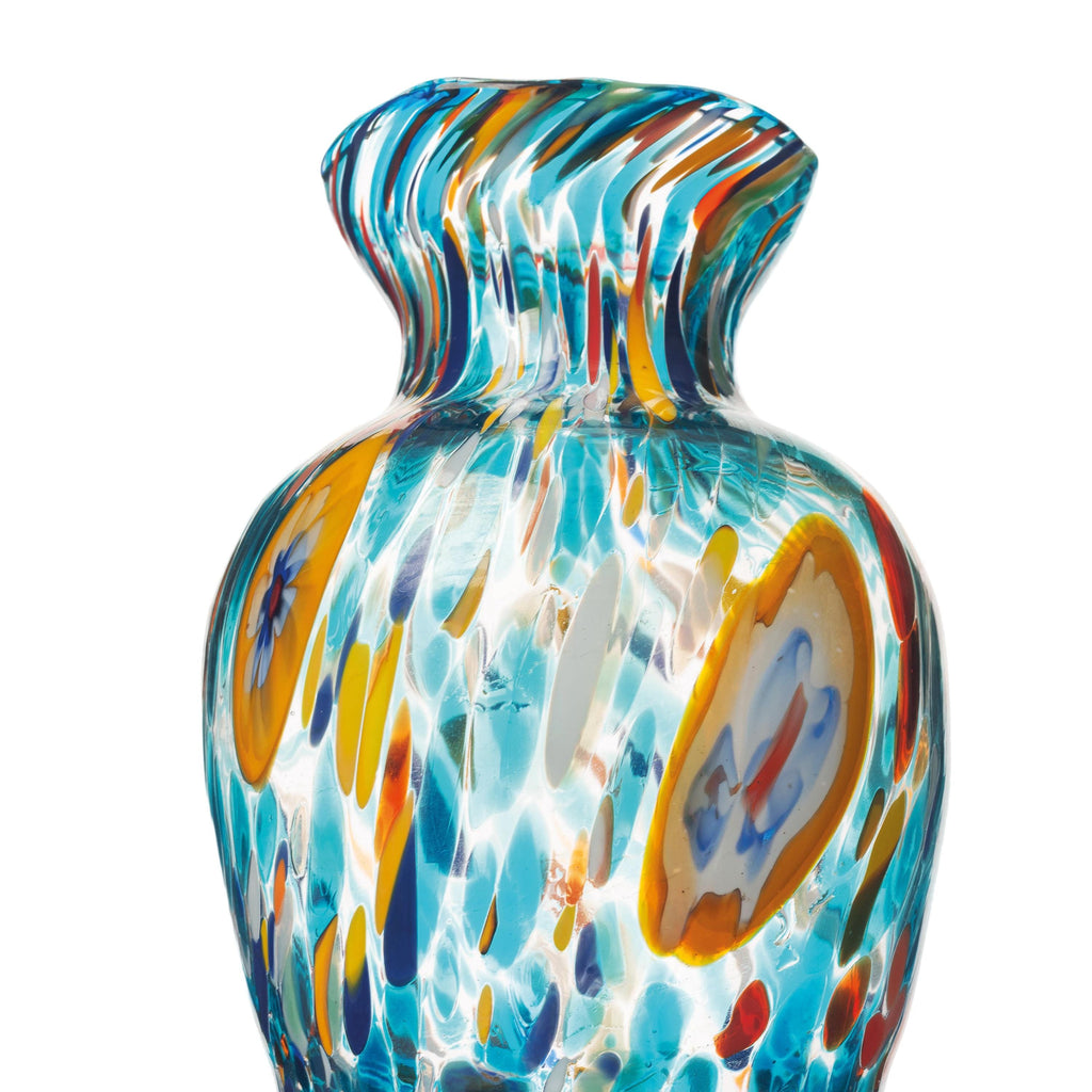 Murano Glass Vase | Certified Murano Glass | Made in Italy | Decorative Vase | Collection Gardenia