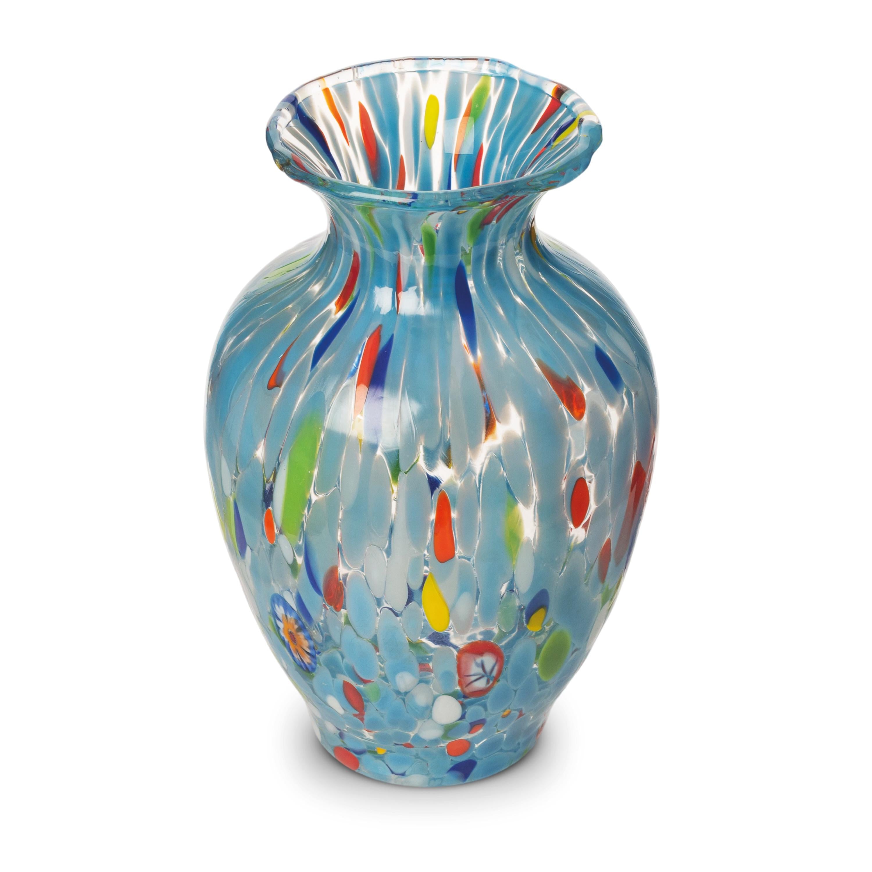 Murano Glass Vase | Certified Murano Glass | Made in Italy | Decorative Vase | Collection Gardenia