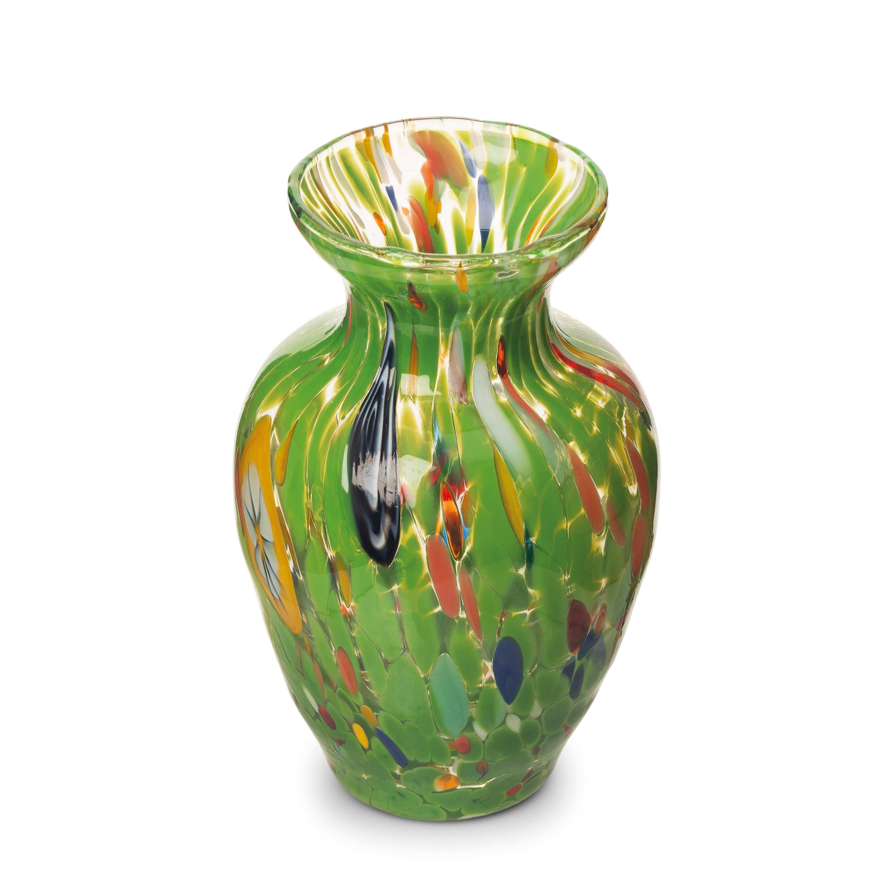 Murano Glass Vase | Certified Murano Glass | Made in Italy | Decorative Vase | Collection Gardenia