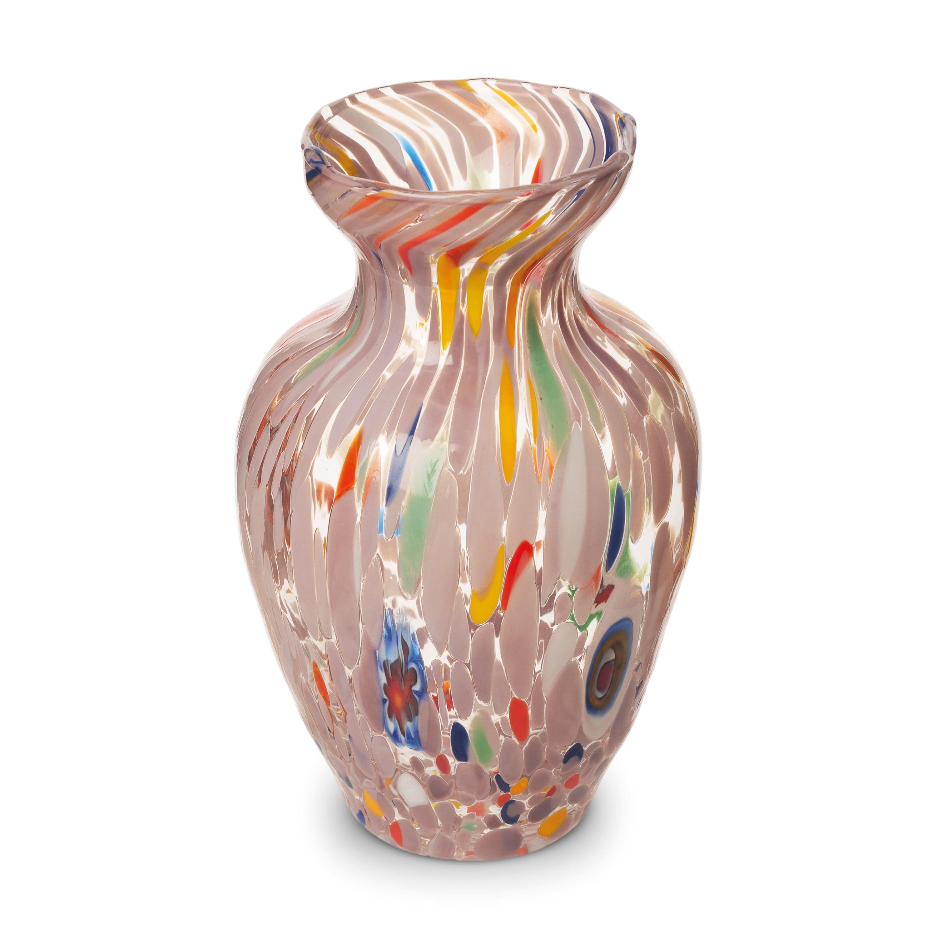 Murano Glass Vase | Certified Murano Glass | Made in Italy | Decorative Vase | Collection Gardenia