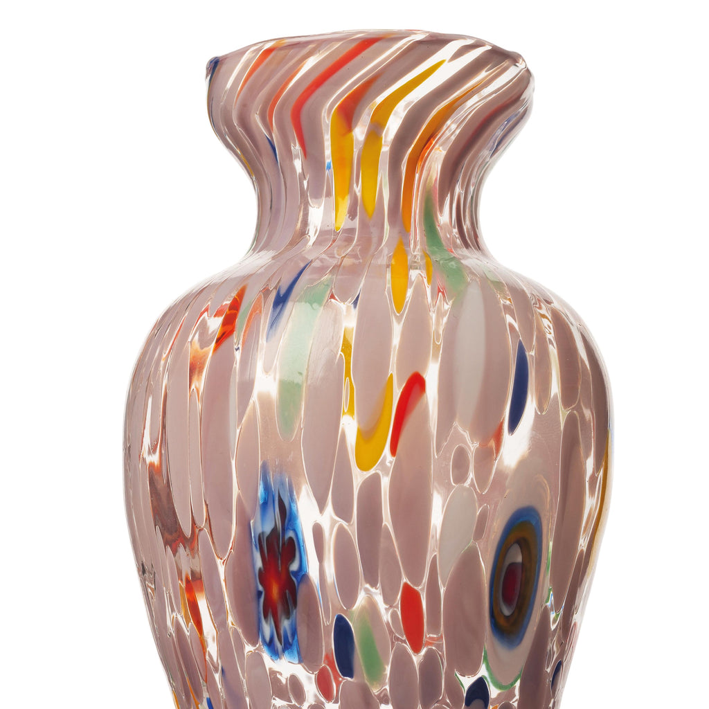 Murano Glass Vase | Certified Murano Glass | Made in Italy | Decorative Vase | Collection Gardenia