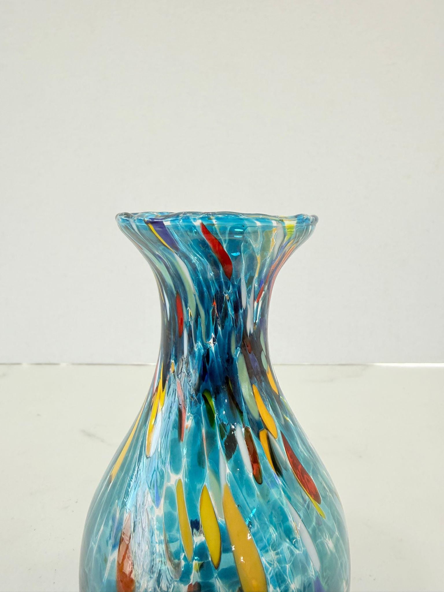 Murano Glass Vase | Certified Murano Glass | Made in Italy | Decorative Vase | Collection Poenia