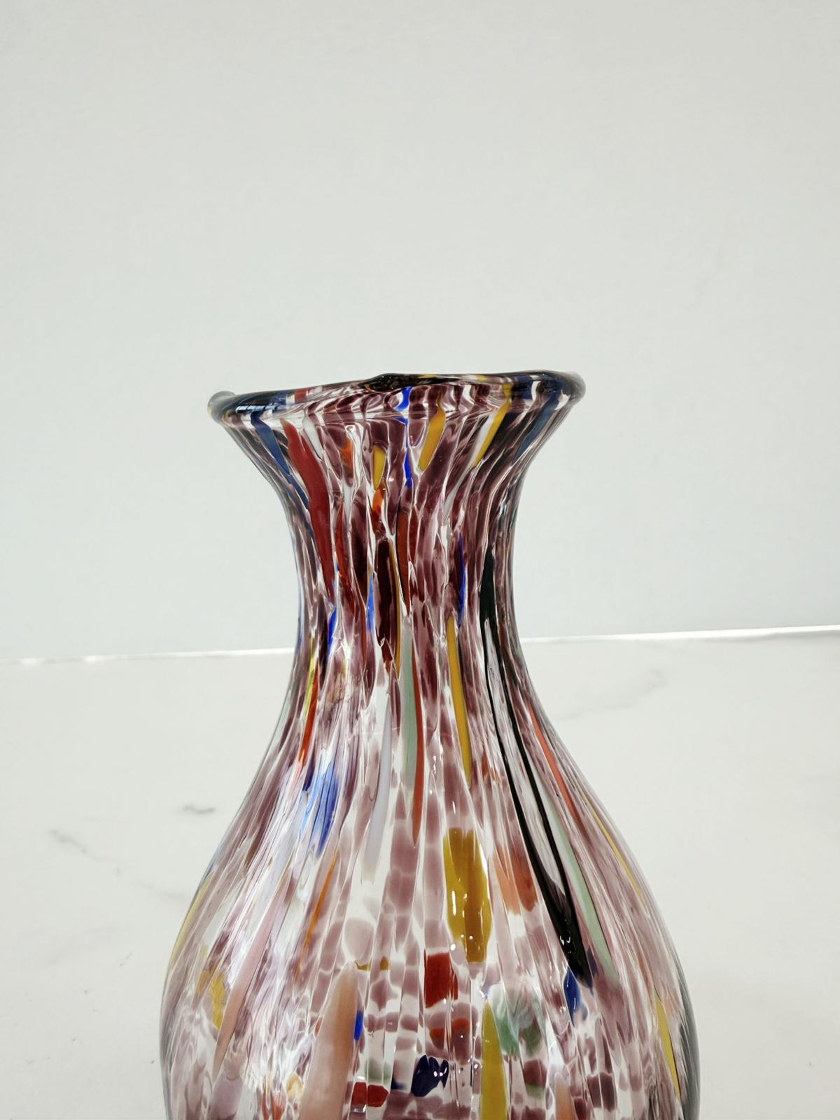 Murano Glass Vase | Certified Murano Glass | Made in Italy | Decorative Vase | Collection Poenia