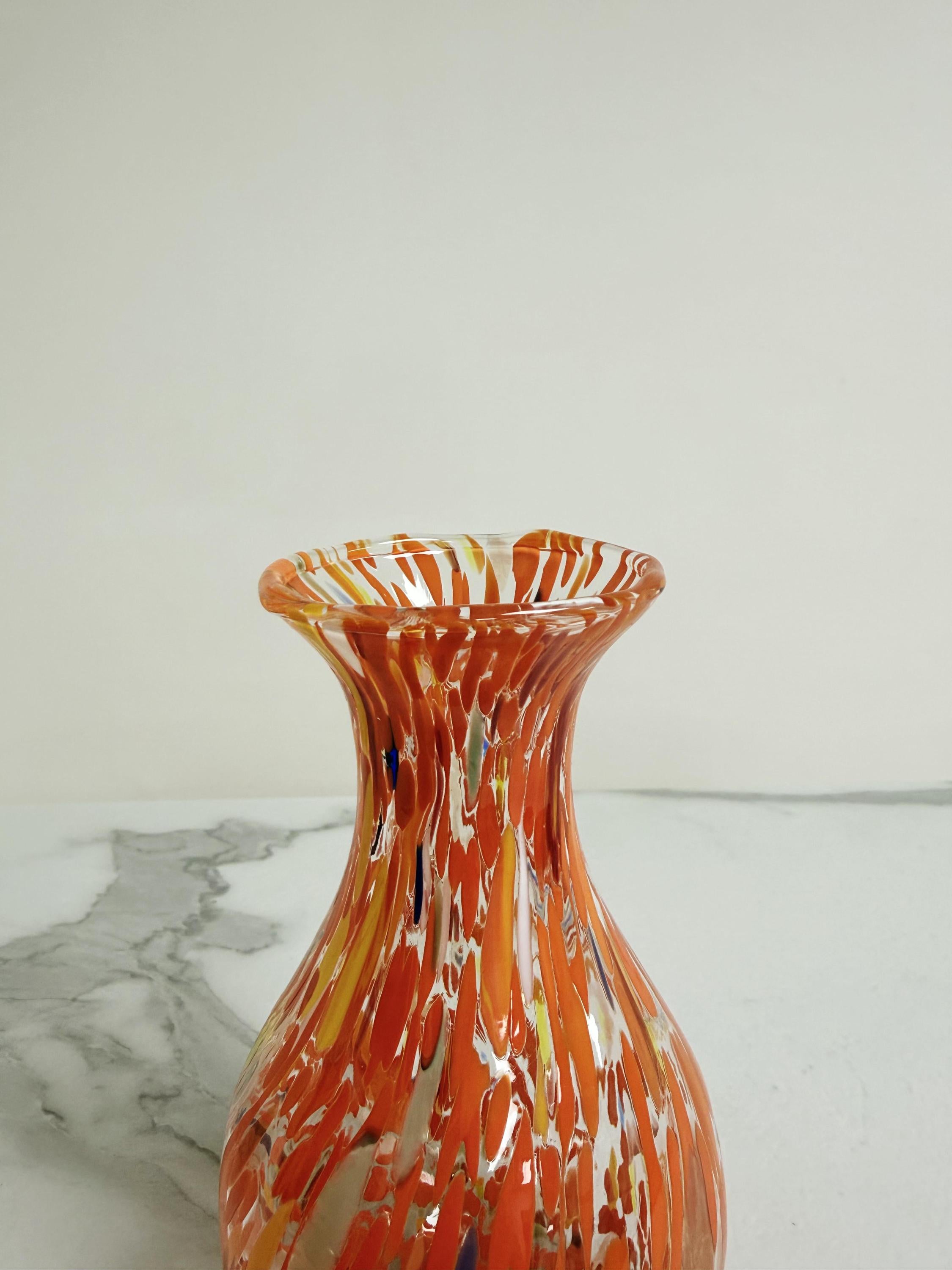 Murano Glass Vase | Certified Murano Glass | Made in Italy | Decorative Vase | Collection Poenia