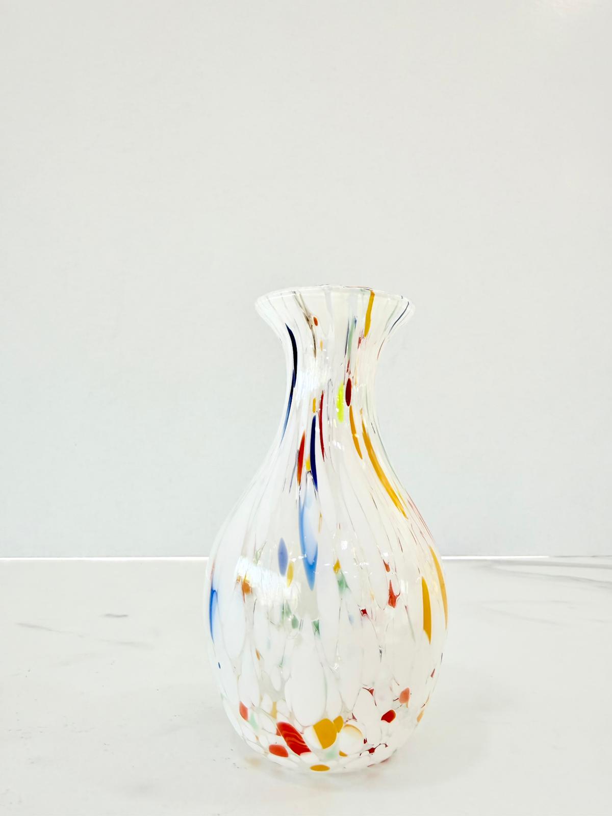 Murano Glass Vase | Certified Murano Glass | Made in Italy | Decorative Vase | Collection Poenia