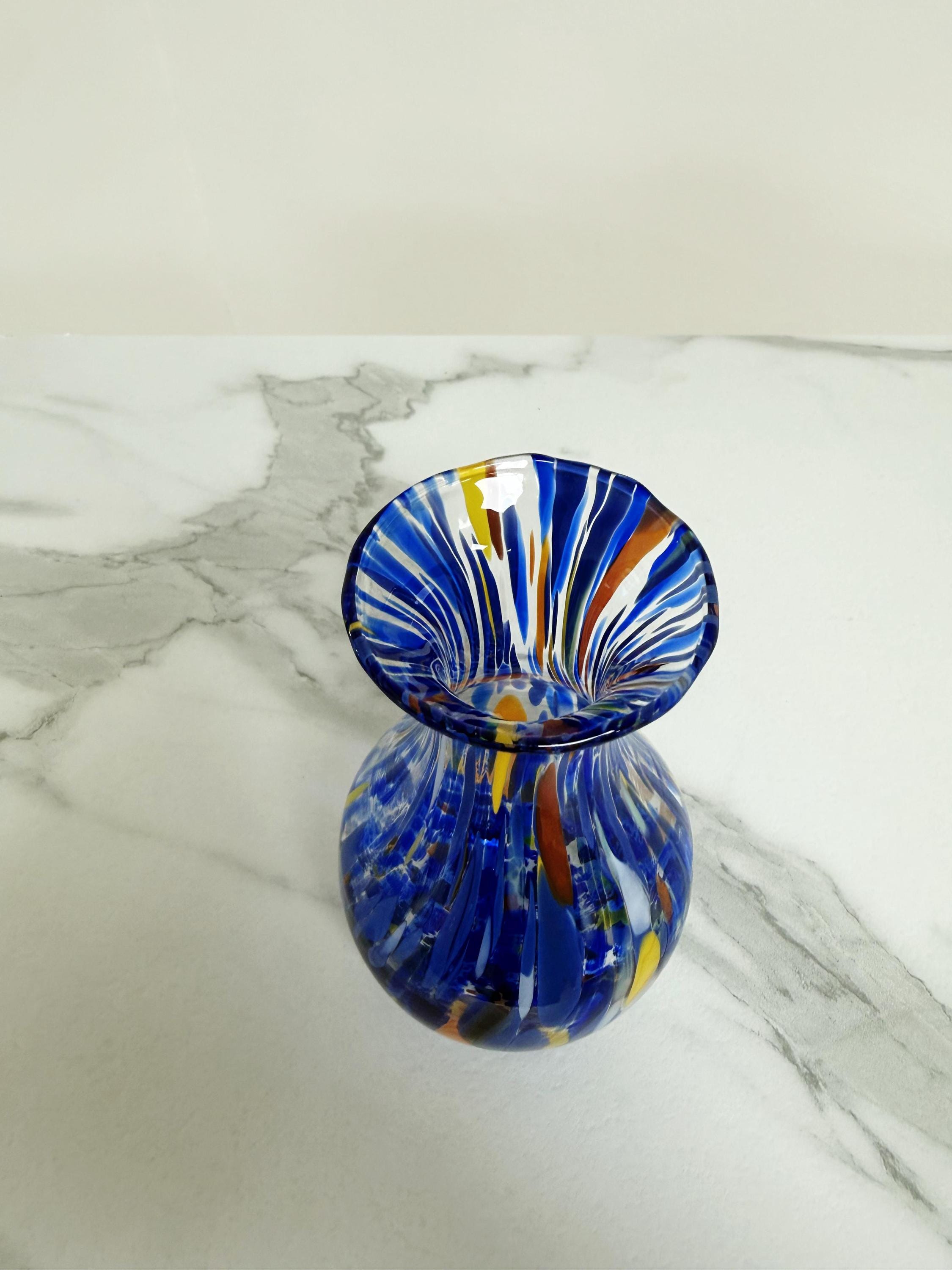 Murano Glass Vase | Certified Murano Glass | Made in Italy | Decorative Vase | Collection Poenia