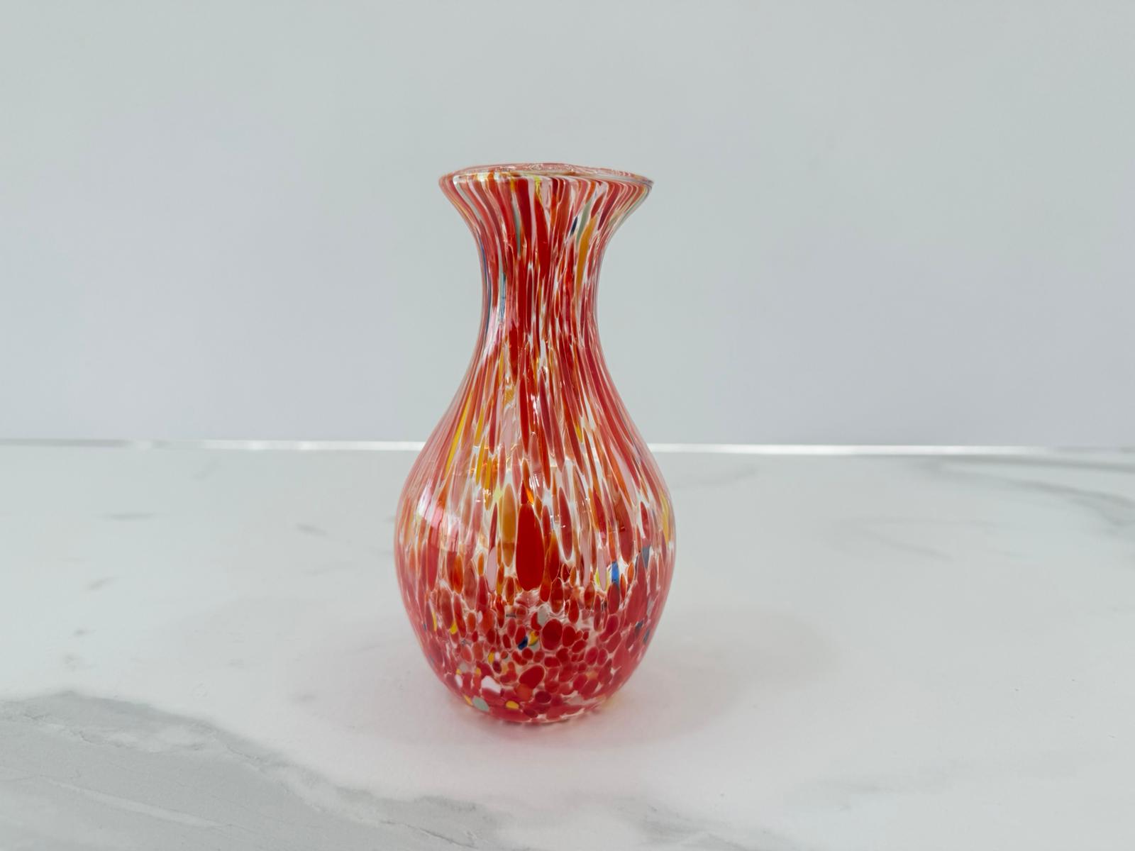 Murano Glass Vase | Certified Murano Glass | Made in Italy | Decorative Vase | Collection Poenia
