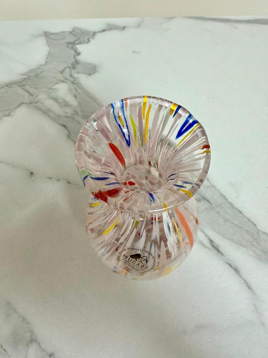 Murano Glass Vase | Certified Murano Glass | Made in Italy | Decorative Vase | Collection Poenia
