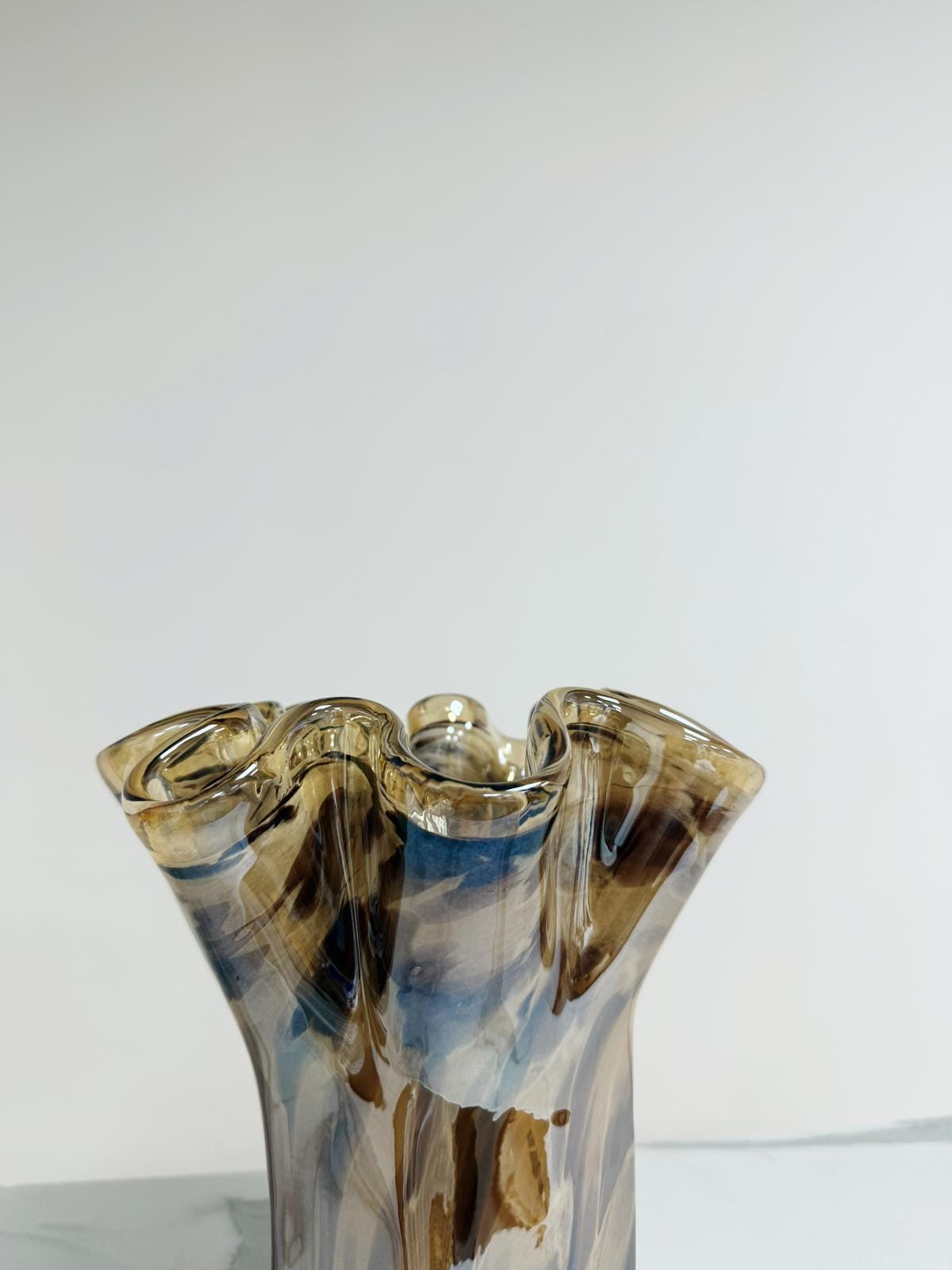 Murano Glass Vase | Certified Murano Glass | Made in Italy | Decorative Vase | Collection Fazzoletto Medio