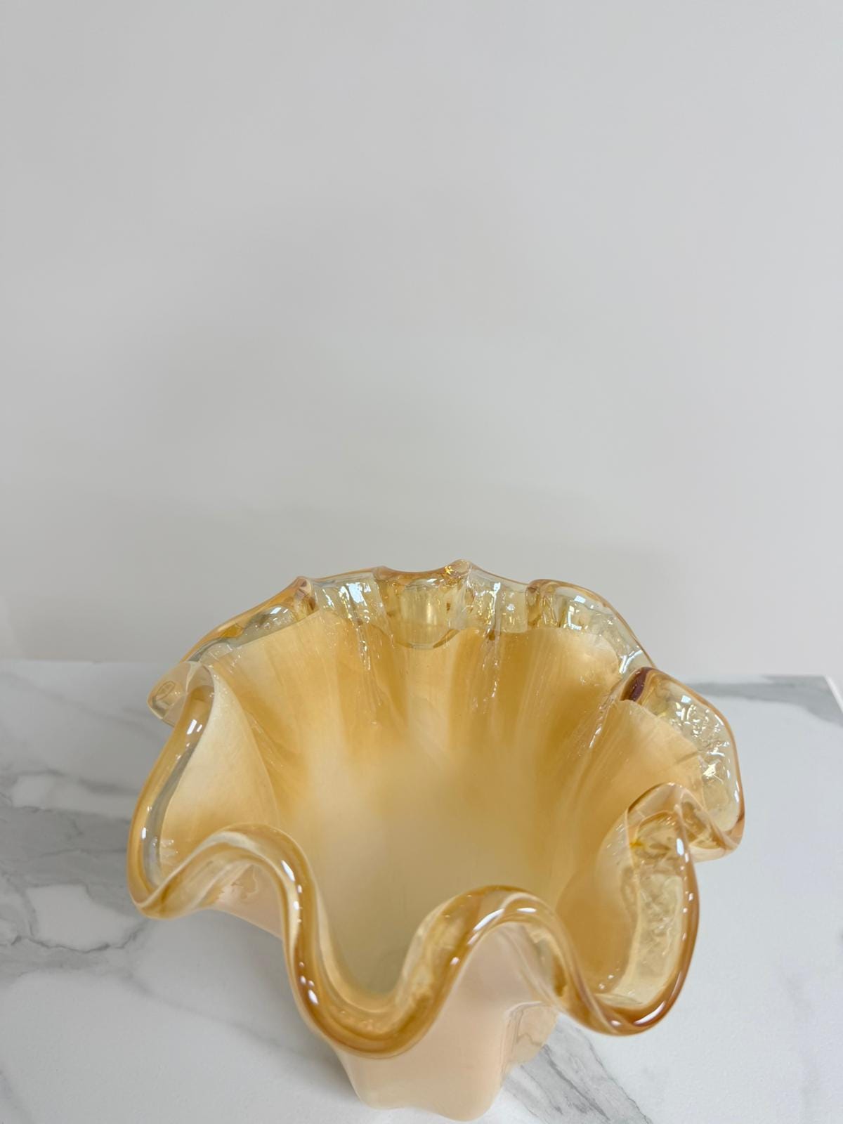 Murano Glass Vase | Certified Murano Glass | Made in Italy | Decorative Vase | Collection Fazzoletto Medio