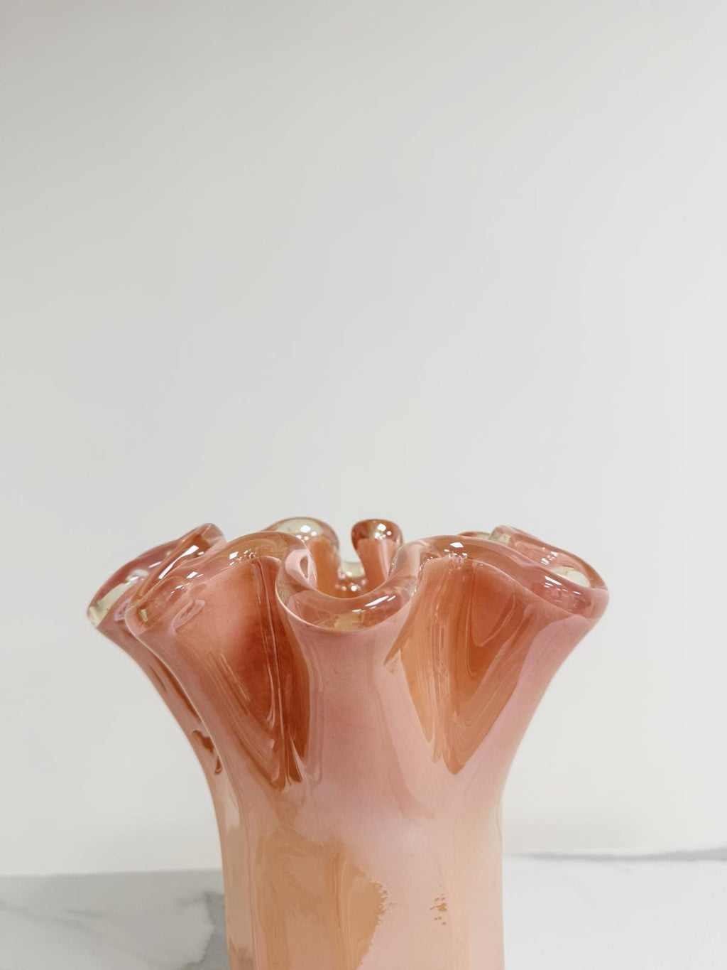Murano Glass Vase | Certified Murano Glass | Made in Italy | Decorative Vase | Collection Fazzoletto Medio