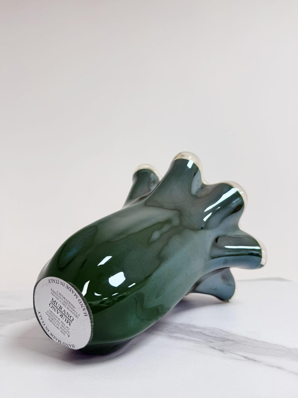 Murano Glass Vase | Certified Murano Glass | Made in Italy | Decorative Vase | Collection Fazzoletto Medio