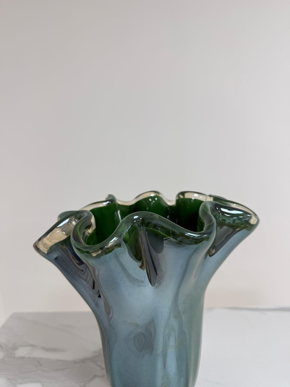 Murano Glass Vase | Certified Murano Glass | Made in Italy | Decorative Vase | Collection Fazzoletto Medio