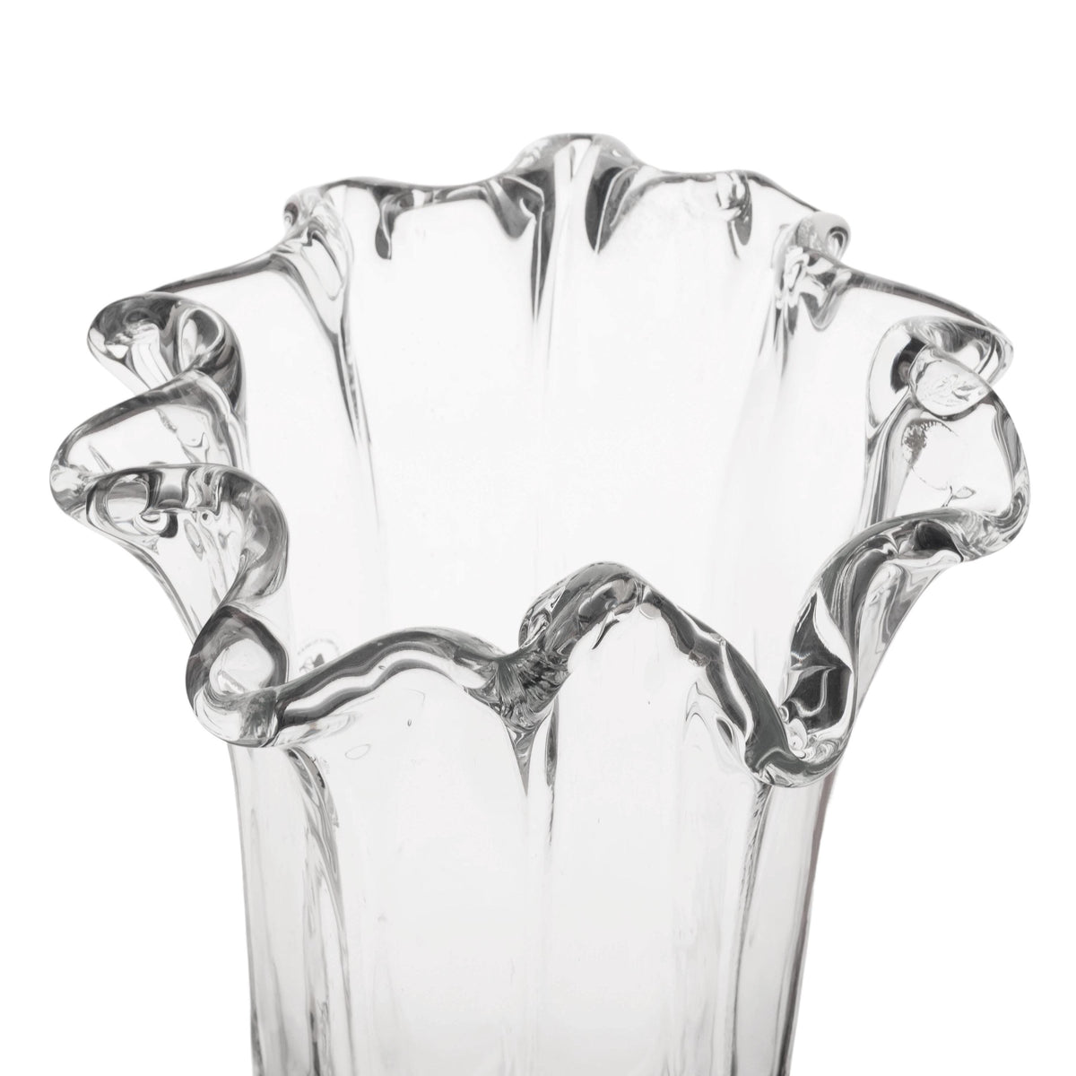 Murano Glass Vase | Certified Murano Glass | Made in Italy | Decorative Vase | Collection Fazzoletto Grande