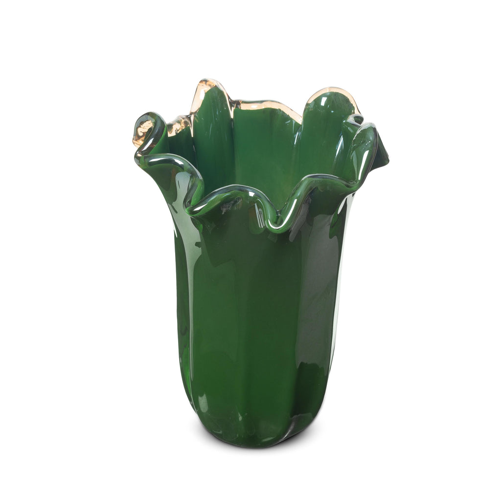 Murano Glass Vase | Certified Murano Glass | Made in Italy | Decorative Vase | Collection Fazzoletto Grande