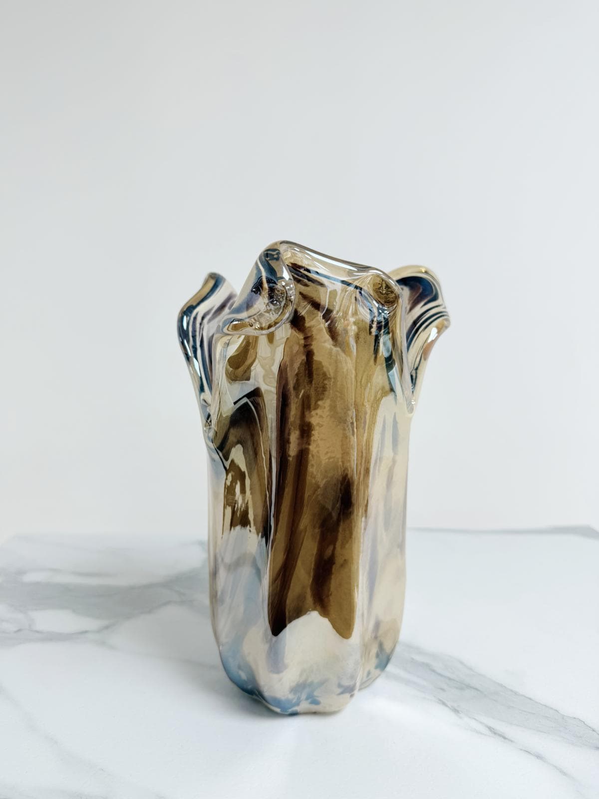 Murano Glass Vase | Certified Murano Glass | Made in Italy | Decorative Vase | Collection Tulipano Medio