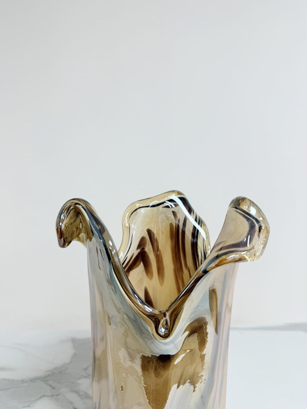 Murano Glass Vase | Certified Murano Glass | Made in Italy | Decorative Vase | Collection Tulipano Medio