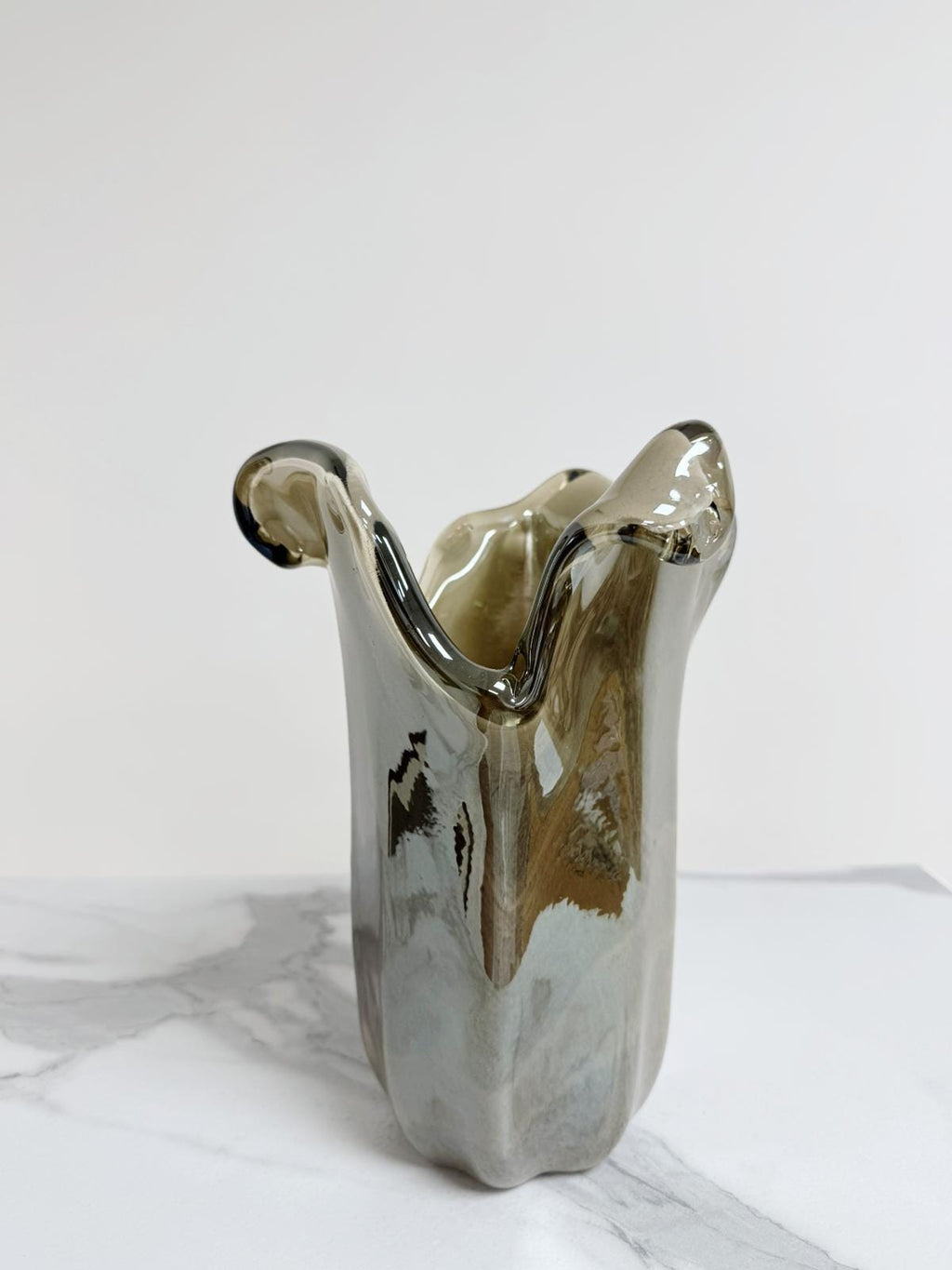 Murano Glass Vase | Certified Murano Glass | Made in Italy | Decorative Vase | Collection Tulipano Medio
