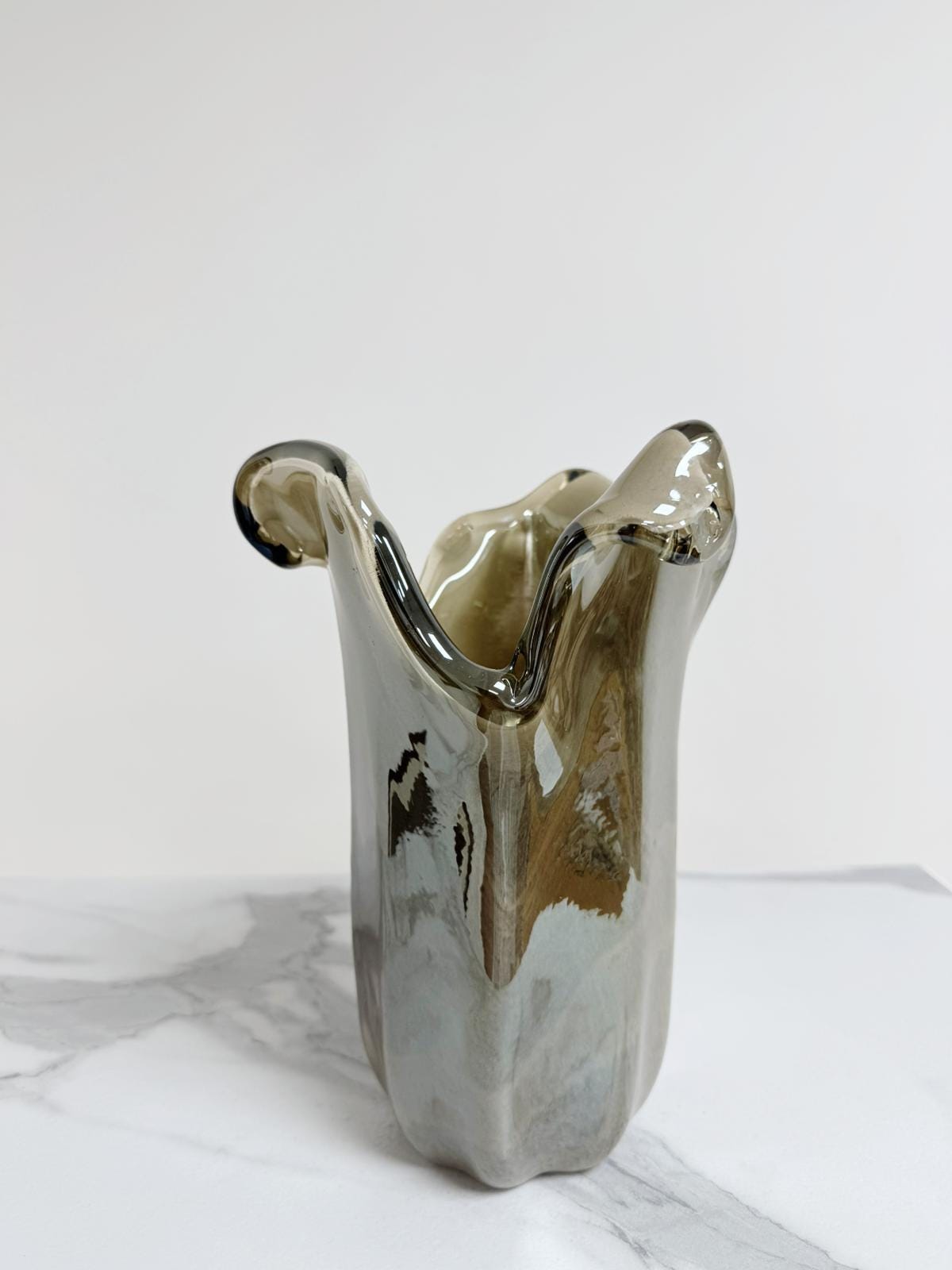 Murano Glass Vase | Certified Murano Glass | Made in Italy | Decorative Vase | Collection Tulipano Medio